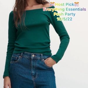 Zara Boat Neck T-Shirt